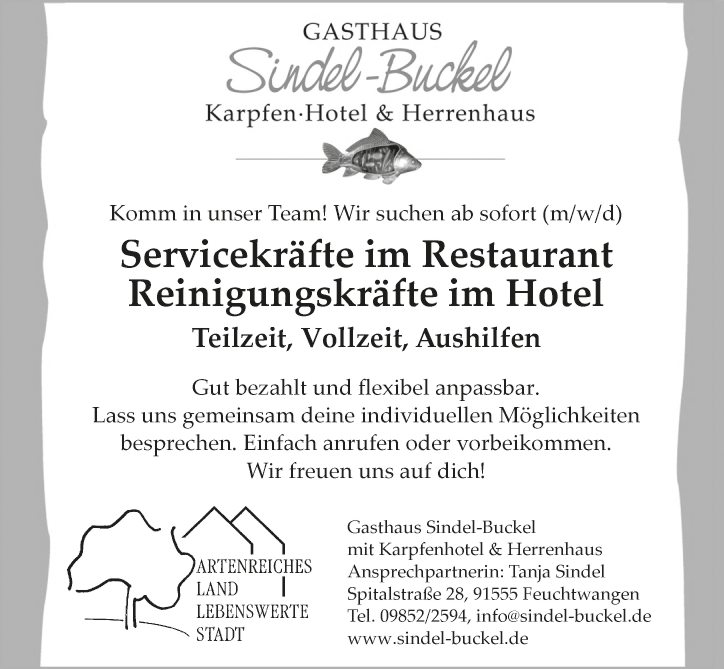 Reinigungskräfte im Hotel (m/w/d)