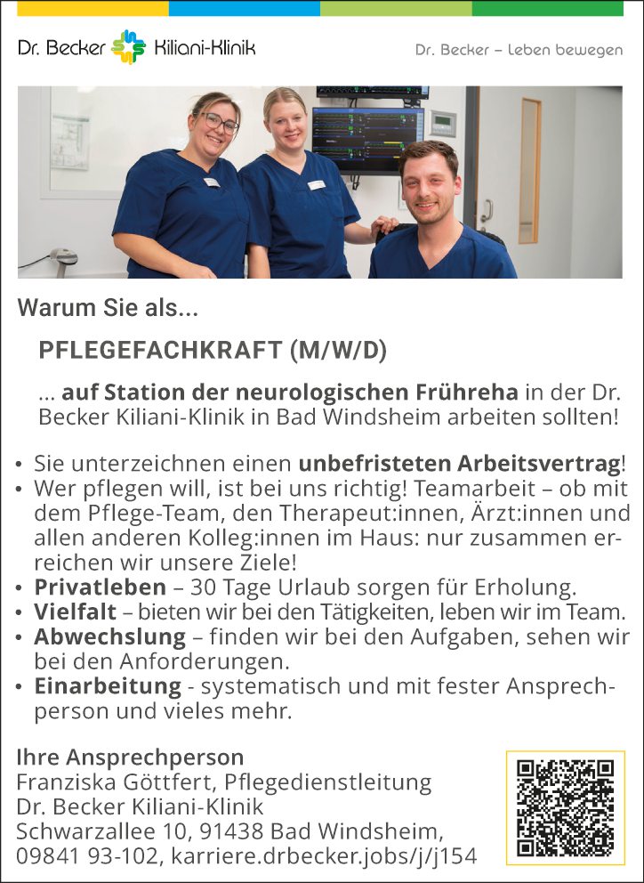 Pflegefachkraft (m/w/d)