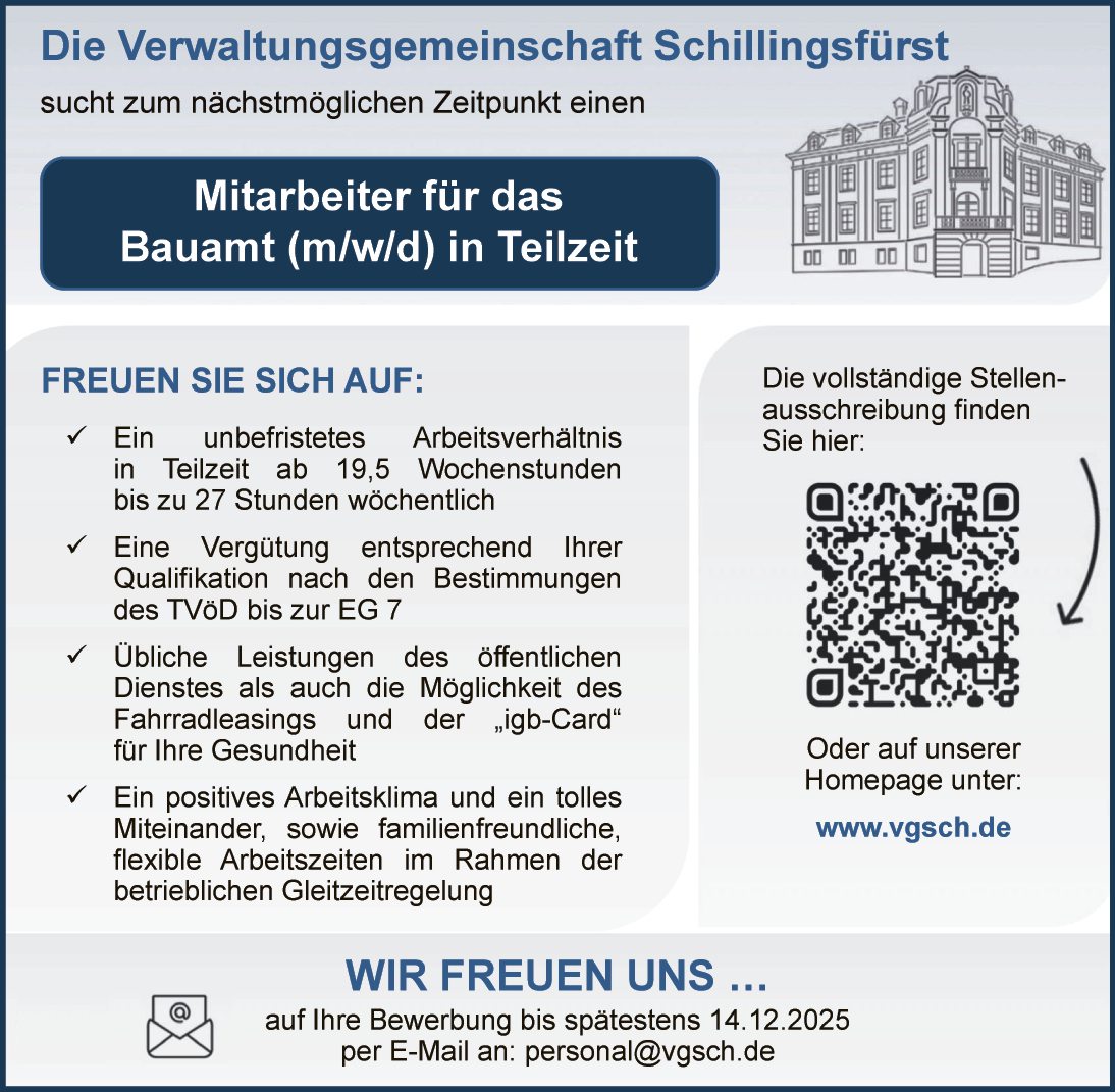 Mitarbeiter für das Bauamt (m/w/d)