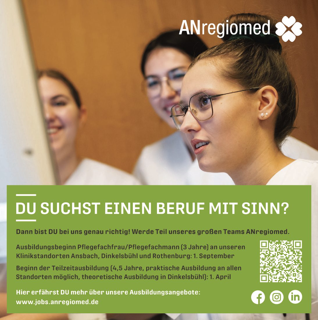 Ausbildung: Pflegefachfrau / Pflegefachmann (m/w/d)