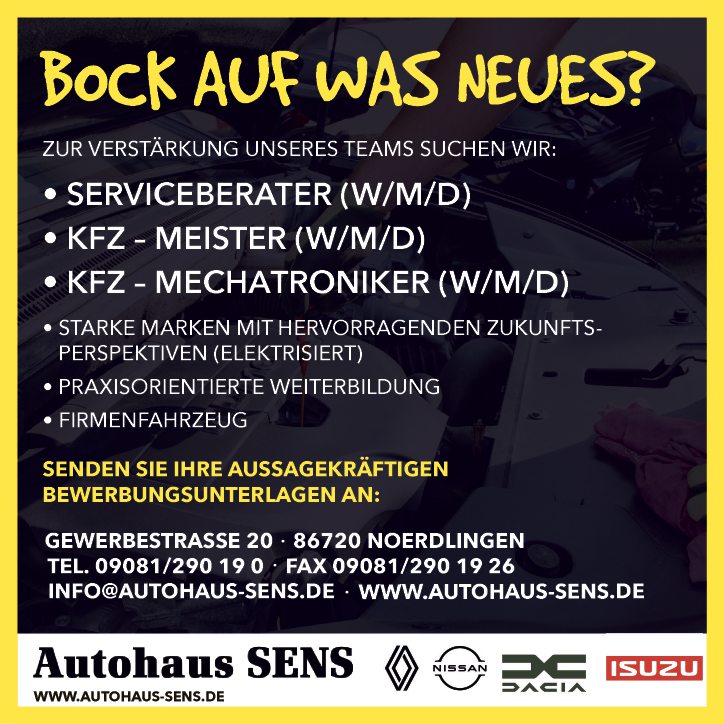 Serviceberater (w/m/d)