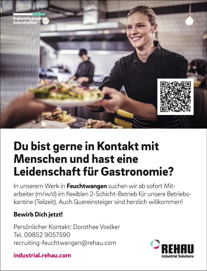 Mitarbeiter (m/w/d) für Betriebskantine