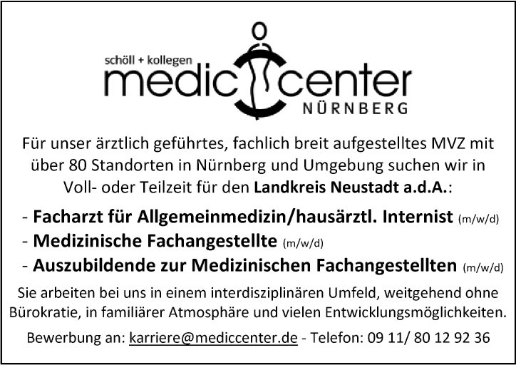 Auszubildende zur Medizinischen Fachangestellten (m/w/d)