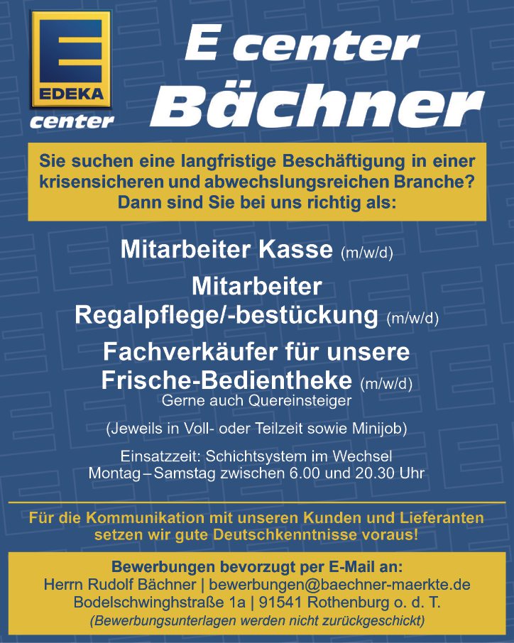 Mitarbeiter Kasse (m/w/d)