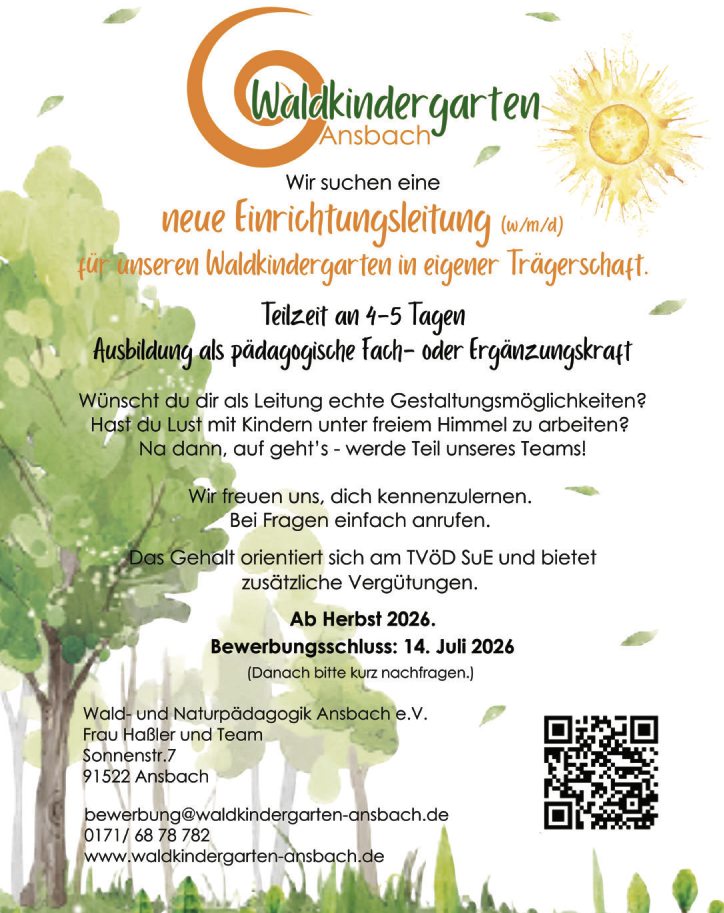 Einrichtungsleitung (w/m/d)