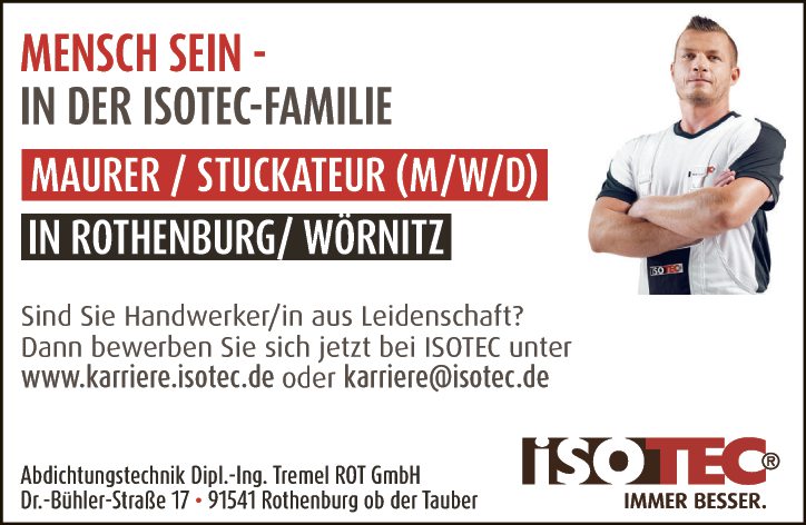 MAURER / STUCKATEUR (M/W/D)