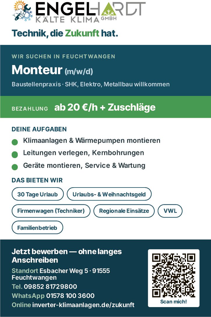 Monteur (m/w/d)
